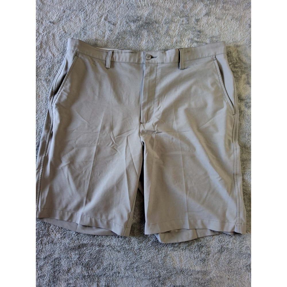 FootJoy Shorts Mens 38 Gray Chino Golf Performance Stretch Flat Front Casual